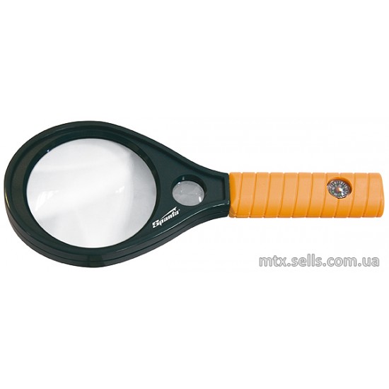 Лупа 4-х і 6-кратна, D 70 і 20 мм, з рукояткою// SPARTA