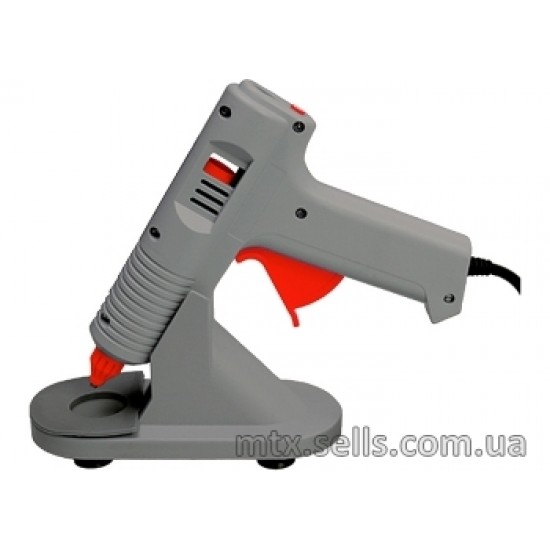 Клейовий пістолет з регулюванням температури, 100W - 220V, з підставкою// MTX