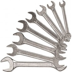 Набір ключів ріжкових, 6 х 32 мм, 12 шт., хромовані// SPARTA