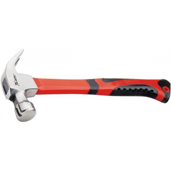 Молоток-обценьки, 450 г, бойок з магнітом, фібергласова  прогумована ручка// MTX