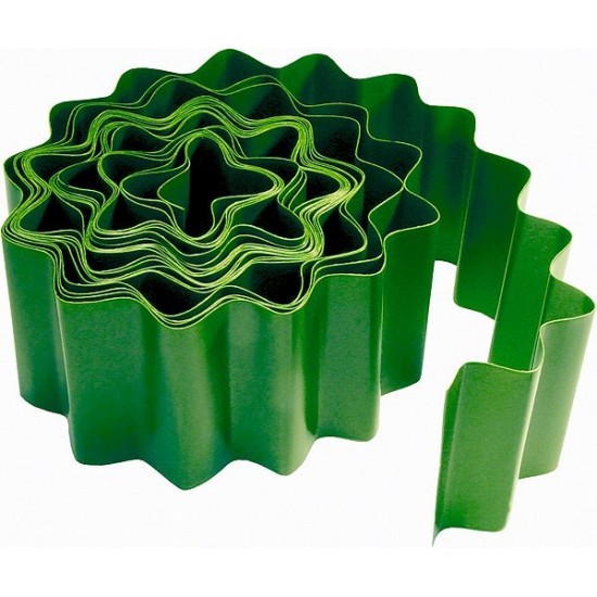 Бордюр садовий, 10 х 900 см, зелений// PALISAD