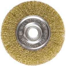 Щітка для КШМ, 200 мм, посадка 22,2 мм, плоска металева //MTX