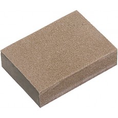 Губка для шліфування, 125 х 100 х 10 мм, м'яка, 3 шт., P 60/80, P 60/100, P 80/120// MTX