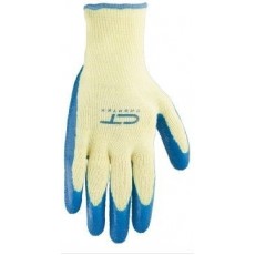 Рукавички х/б 10 клас, латексне рельєфне покриття, L // СИБРТЕХ