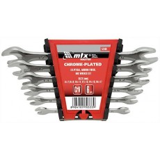 Набір ключів ріжкових 12шт. (6-32мм), CrV, Elliptical, дзерк. хромування// MTX MASTER