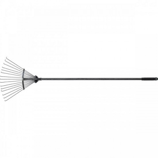 Граблі віялові розсувні регульовані з ручкою (Україна) молоткова фарба