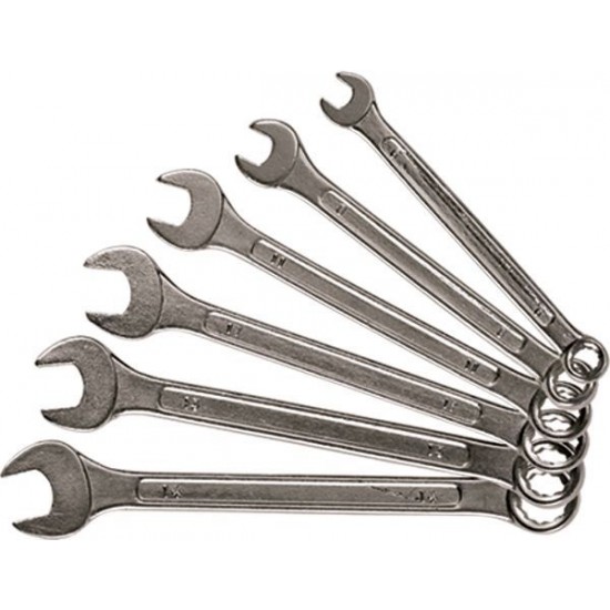 Набір ключів комбінованих, 6 - 19 мм, хромовані, 8 шт.// SPARTA