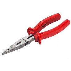 Довгогубці Econom, 200 мм, прямі шліфовані, пластмасові рукоятки// MTX