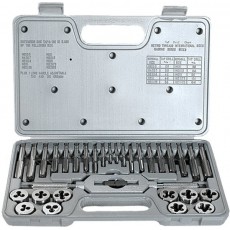 Набір мітчиків і плашок М3 - М12, 31 предм.// MTX MASTER