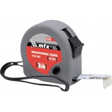 Рулетка Fine, 3 м х 13 мм, пластиковий корпус// MTX