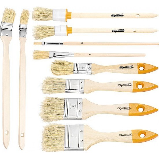 Набір пензлів, 10 шт. (пл. 1/2 