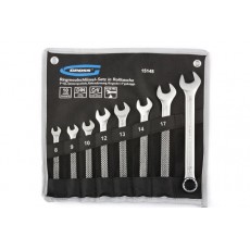 Набір ключів комбінованих 8-19 мм, 8 шт., CrV, холодний штамп // GROSS