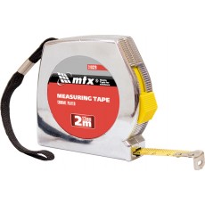 Рулетка Chrom, 5 м x 13 мм, хромований корпус// MTX