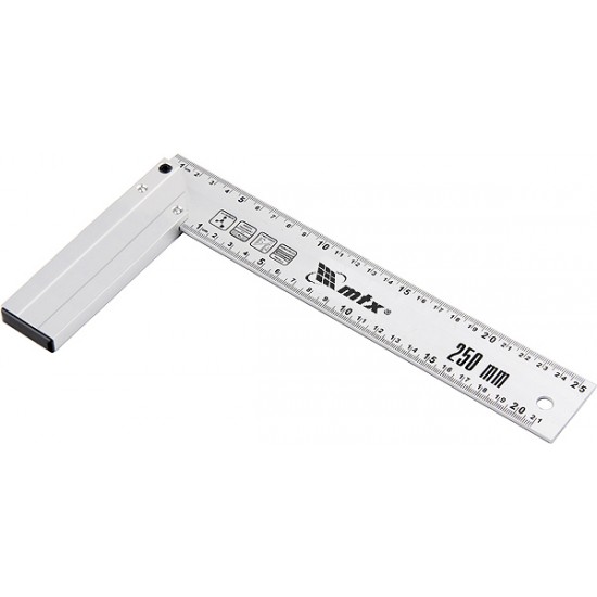 Кутник, 350 мм, алюмінієвий, литий// MTX