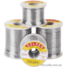 Припій Sn60Pb40, D 1 мм, 25 г, на пластмасовій котушці// SPARTA