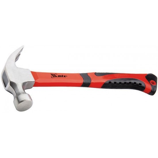 Молоток-обценьки, 450 г, бойок 27 мм, фібергласова  прогумована ручка// MTX