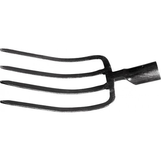 Вила 4-х-рогі, 175 х 275 мм, без держака, садово-городні// СИБРТЕХ