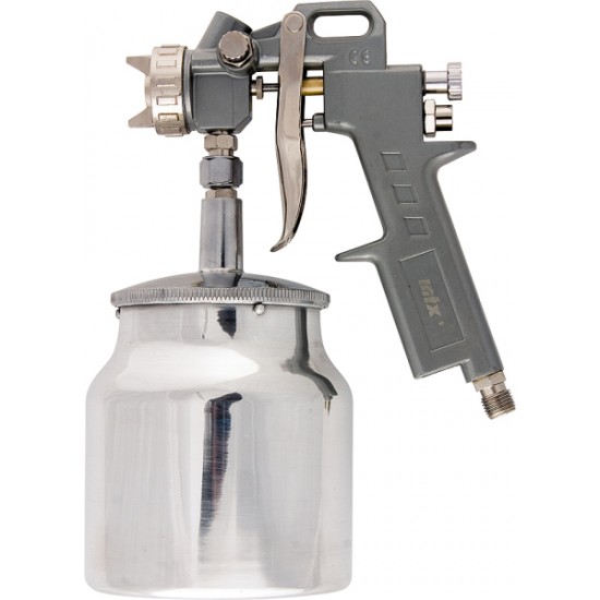 Фарборозпилювач пневматичний з нижнім бачком V = 0,75 л + сопла діаметром 1.2, 1.5 та 1.8 мм// MTX