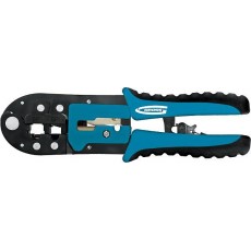 Кліщі для обтиску телефоних та комп'ютерних клем  RJ-45,6P,8P і RJ-11/12,6P,8P// GROSS