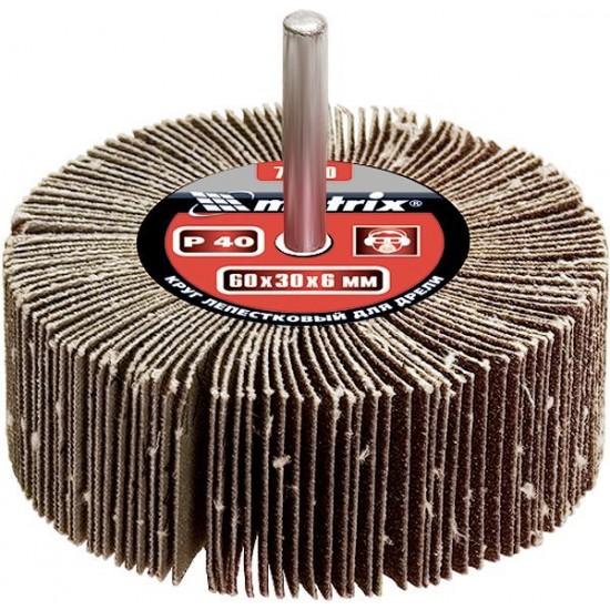 Круг пелюстковий для дрилі, P 60, 60 х 20 х 6 мм// MTX