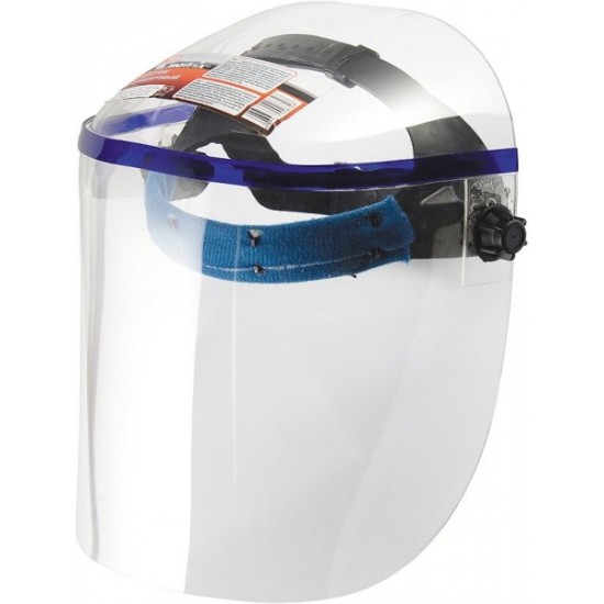 Щиток захисний, 425х220 мм, пластик, захист для обличчя, цільний корпус// MTX