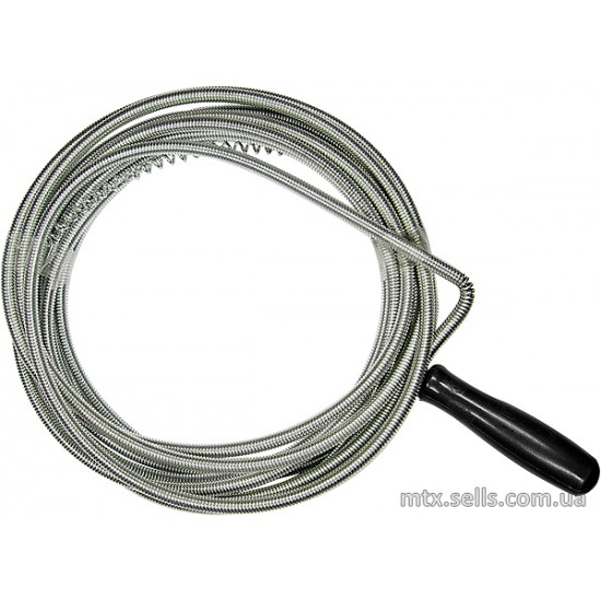 Трос для прочищення труб, L - 5 м, D - 6 мм// СИБРТЕХ Трос для прочищення труб, L - 5 м, D - 6 мм// СИБРТЕХ