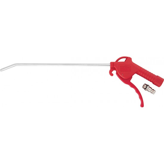 Пістолет продувний з подовженим зігнутим соплом, пневматичний, 270 мм// MTX