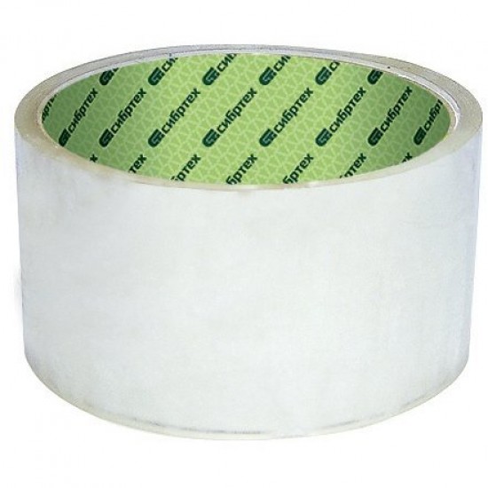 Скотч, 48 мм х 25м, прозорий // СИБРТЕХ