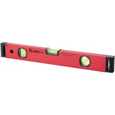 Рівень алюмінієвий, 600 мм, фрезерований, 3 вічка// MTX