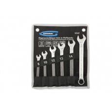 Набір ключів комбінованих 8-17 мм, 6 шт., CrV, холодний штамп // GROSS