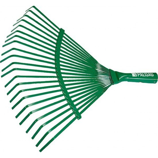 Граблі віялові 22 зуба, без держака// PALISAD