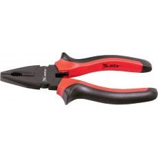 Плоскогубці Black Nickel, 180 мм, комбіновані, двокомпонентні рукоятки// MTX