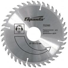 Пильний диск по дереву, 230 х 22мм, 40 зубців// SPARTA