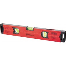 Рівень алюмінієвий, 2000 мм, фрезерований, 3 вічка (1 дзеркальний), посилений// MTX