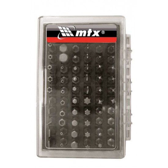 Набір біт з магнітним утримувачем, CrV,61шт//MTX