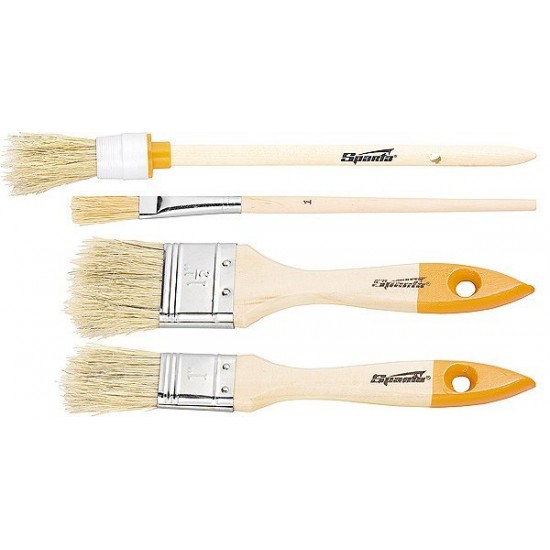 Набір пензлів, 4 шт. (плоскі 3/4 