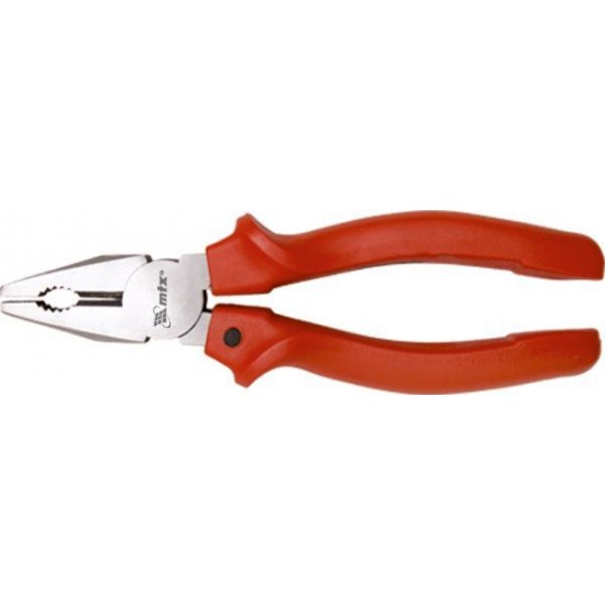 Плоскогубці, Standard, 160 мм, комбіновані шліфовані, пластмасові рукоятки// MTX