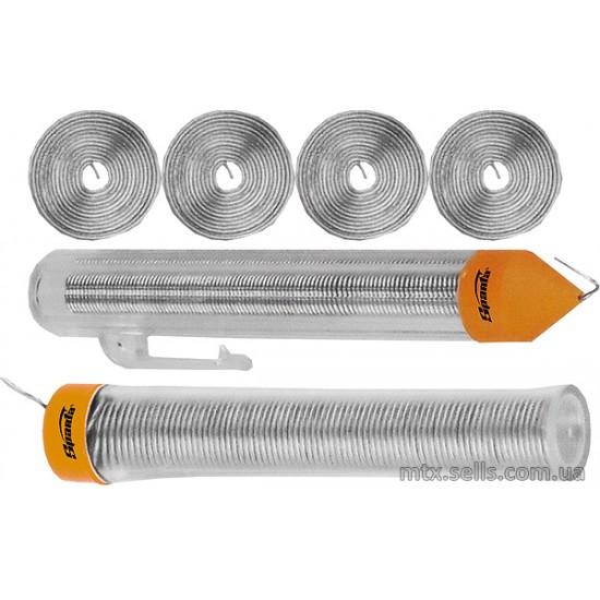 Припій Sn60Pb40, D 1 мм, 10 г, в пластмасовій тубі// SPARTA