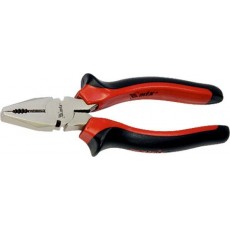 Плоскогубці NICKEL, 160 мм, нікельовані, двокомпонентні рукоятки// MTX