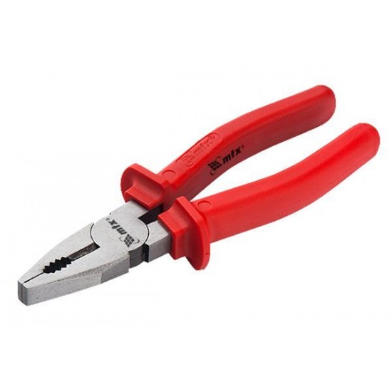 Плоскогубці Econom, 180 мм, шліфовані, пластмасові рукоятки// MTX