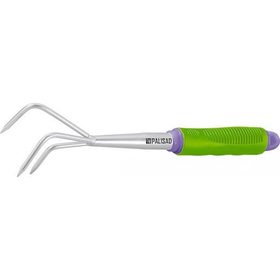 Розпушувач 3-зубий,  прогум. рукоят., може використ. у зборі з подовж.  ручкою 63016, 63017// PALISA