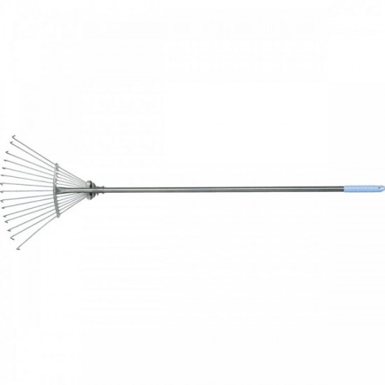 Граблі віялові розсувні регульовані з ручкою (Україна) гальванізоване покриття