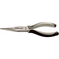 Довгогубці GRAND, 200 мм, прямі нікельовані, двокомпонентні рукоятки// MTX