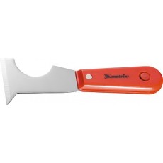 Шпатель-скребок сталевий, пластмасова ручка// MTX