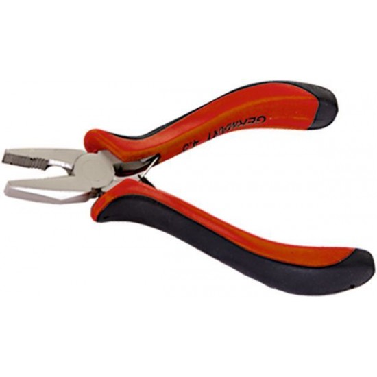 Плоскогубці Mini, 130 мм, нікельовані, авторозтискач, двокомпонентні рукоятки// MTX