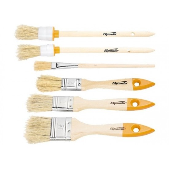 Набір пензлів, 6 шт.(плоскі 3/4 