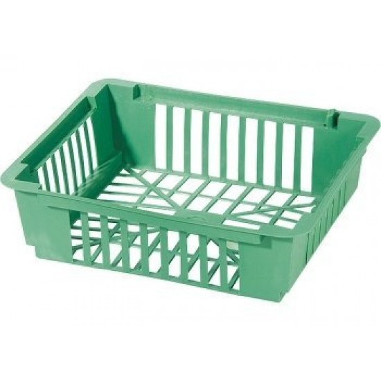 Кошик посадковий, 21 х 25 х 7см, прямокутний, пластмасовий