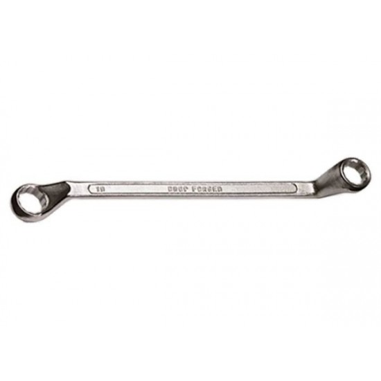 Ключ накидний колінчатий, 10 х 11 мм, хромований// SPARTA