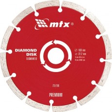 Диск алмазний відрізний сегментний, 125 х 22,2 мм, сухе різання // MTX PROFESSIONAL